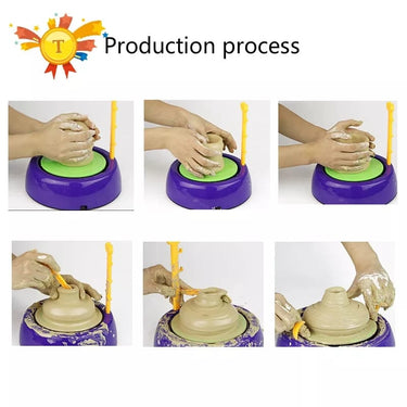 Set Creativo de Alfarería | Aprende y Haz Tus Propias Vasijas - Taller de Arcilla DIY para Niños